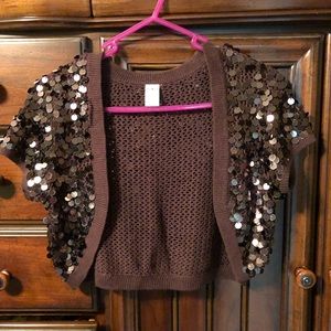 Sparkly sequins shrug